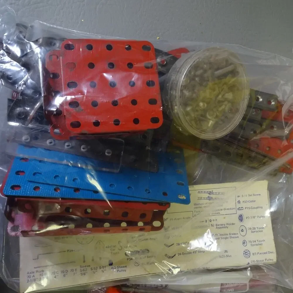 Vtg Gabriel Powermatic Motorized Erector Set #36144 Metal Building Toy